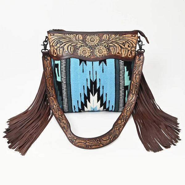 Concealed Carry Fringe Saddle Crossbody