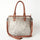 Hair-On Cowhide Leather Western Tote Bag