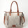 Hair-On Cowhide Leather Western Tote Bag