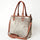 Hair-On Cowhide Leather Western Tote Bag