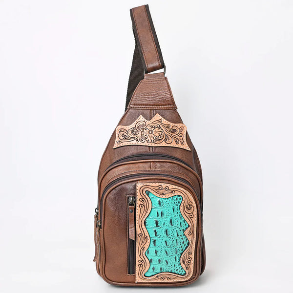 Tooled Leather Sling