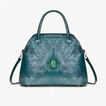 Queen Deus Shoulder Bag Metallic Teal