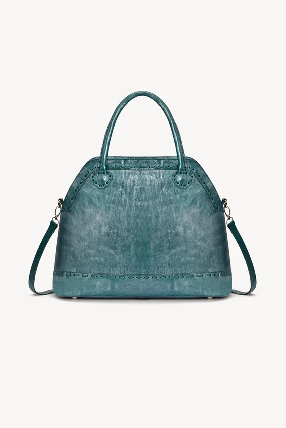 Queen Deus Shoulder Bag Metallic Teal