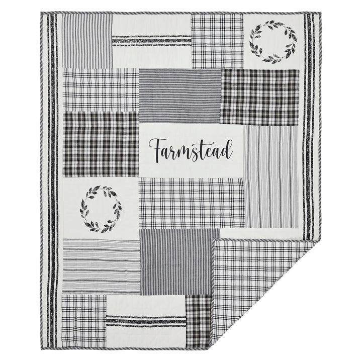 Farmhouse Patchwork Throw Blanket - BELLISIMA HANDBAGS USA