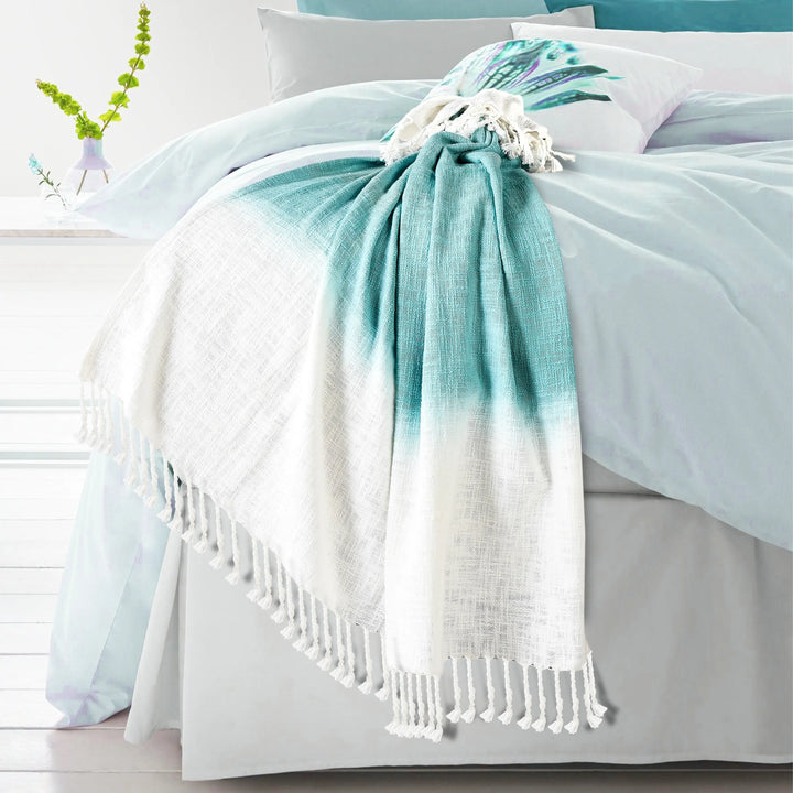 Cotton Woven Throw Blanket - BELLISIMA HANDBAGS USA