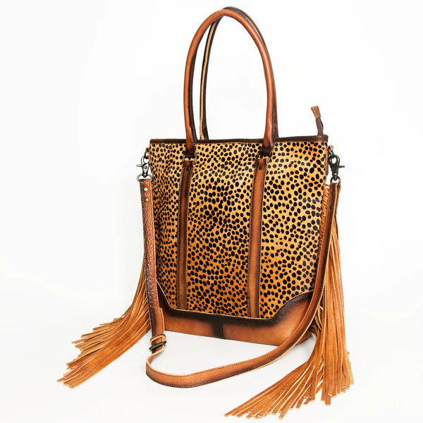 Leather Fringed Bag