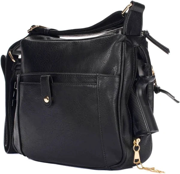 Back of Jessie James Brooklyn Concealed Carry Faux Leather Crossbody Bag – Western Style
