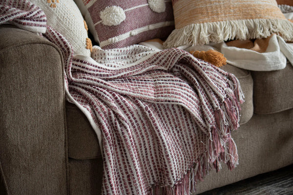 Woven Throw Blanket - BELLISIMA HANDBAGS USA