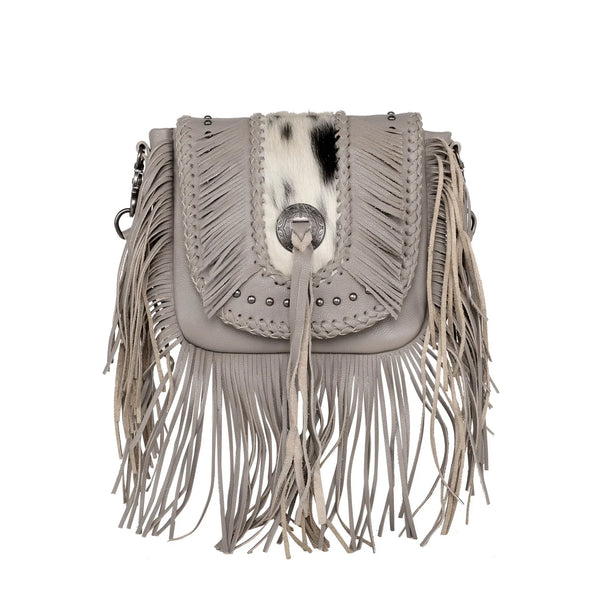 Leather Fringe Crossbody