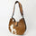 Hobo Western Cowhide Tooled Leather Shoulder Bag