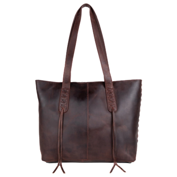 Norah Large Leather Concealed Carry Tote-Lady Conceal