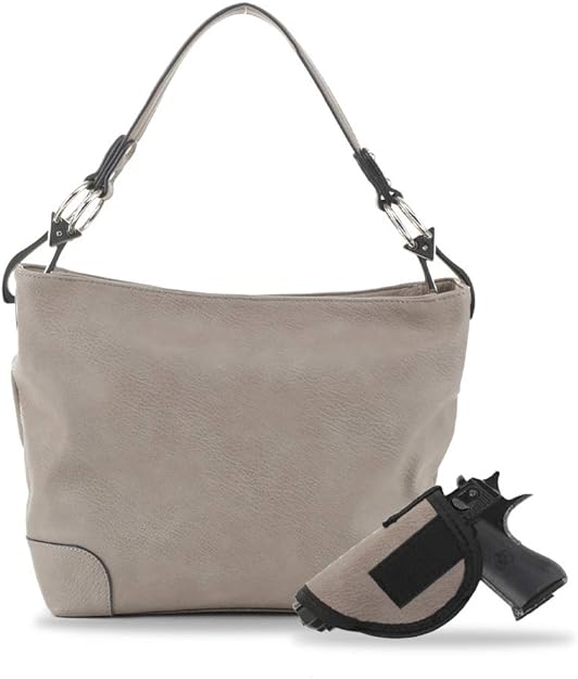 Lydia Concealed Carry Lock and Key Hobo Handbag