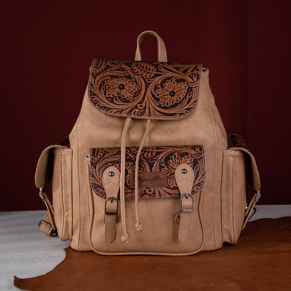 Wrangler Floral Tooled Backpack