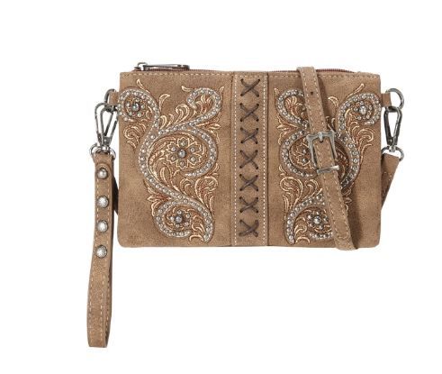 Floral Embroidered Crossbody