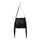 Myra Black Shimmer Shoulder Bag | Western Luxe Fringed Leather