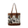 Rio Hand-Tooled Leather Tote Shoulder Bag