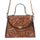 Savannah Scroll Hand‑Tooled Leather Handbag w/Crossbody