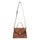 Savannah Scroll Hand‑Tooled Leather Handbag w/Crossbody