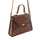 Savannah Scroll Hand‑Tooled Leather Handbag w/Crossbody
