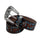 Turquoise Hand-Tooled Leather Belt – Western Accessory