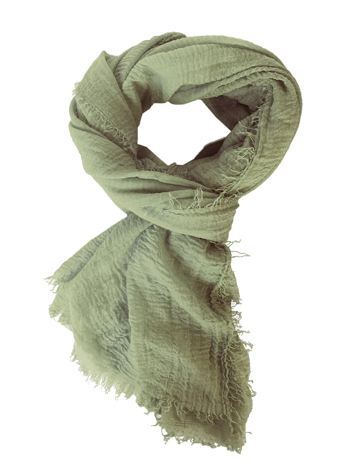 Cotton Lightweight Handwoven Scarves-Various Solid Colors - BELLISIMA HANDBAGS USA