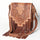 Western Tooled Leather Fringed Crossbody Bag