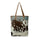 Myra Leather & Canvas Tote Shoulder Bag