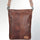 Western Genuine Hand-Tooled Leather Crossbody Bag
