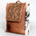 Tooled Hair On Leather Cowhide Backpack – Floral