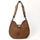 Hobo Western Cowhide Tooled Leather Shoulder Bag