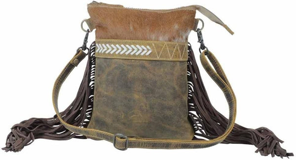 Auburn Sky Fringe Leather Bag