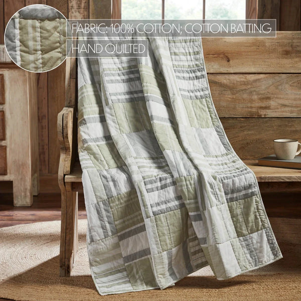 Farmhouse Finders Keepers Quilted Throw 50x60