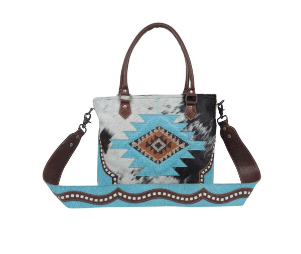 Riptide Hair-On Leather Bag