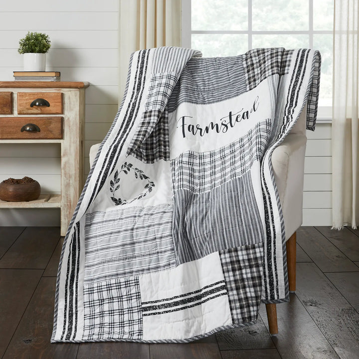 Farmhouse Patchwork Throw Blanket - BELLISIMA HANDBAGS USA