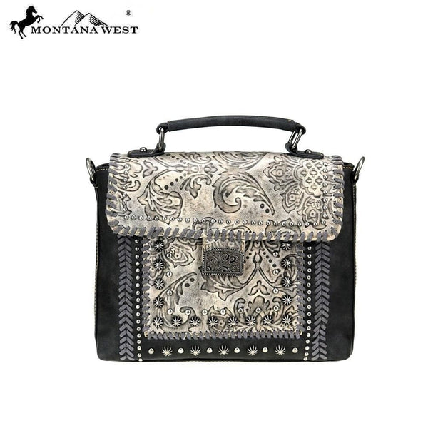 Tooled Leather Handbag