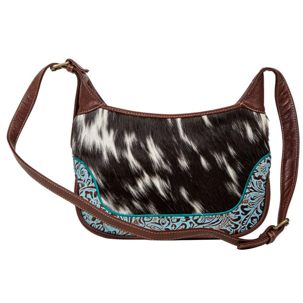 Teranda Hair On Leather Crossbody